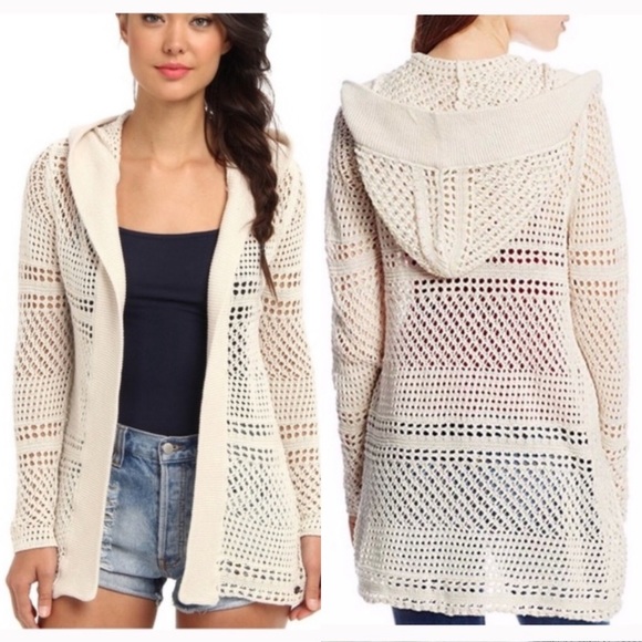 Roxy Sweaters - Roxy Holloway hooded knit cardigan